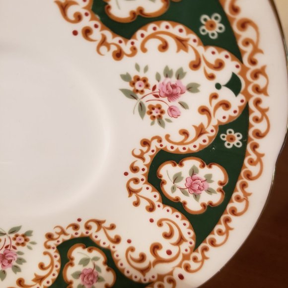 Vintage Rosina Fine Bone China Cups & Saucers lot of 3 EUC - Picture 8 of 12